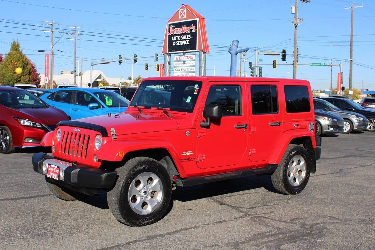 2014 Jeep Wrangler Unlimited Sahara 4x4 4dr SUV