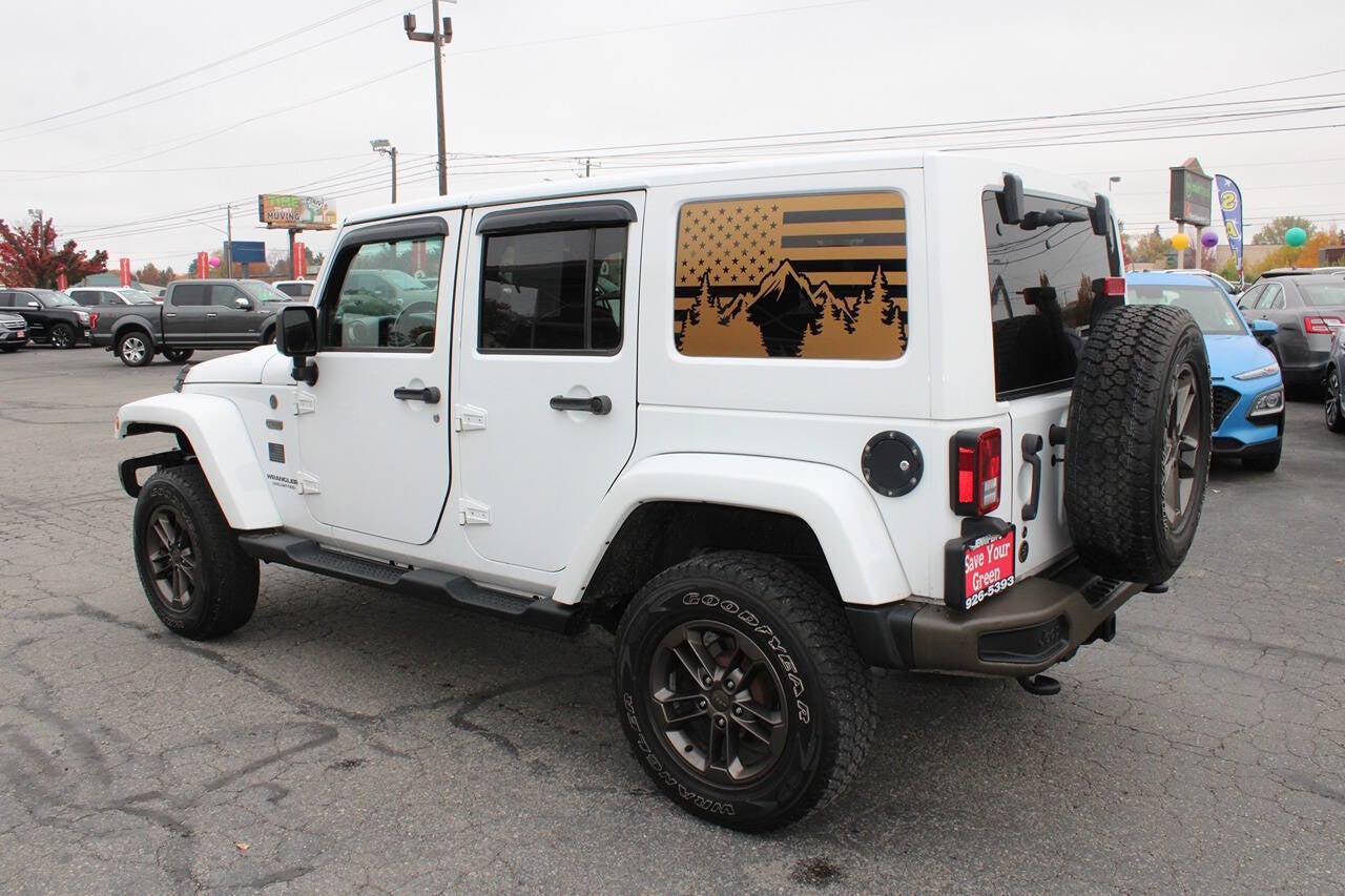 2016 Jeep Wrangler Unlimited Sahara 4x4 4dr SUV