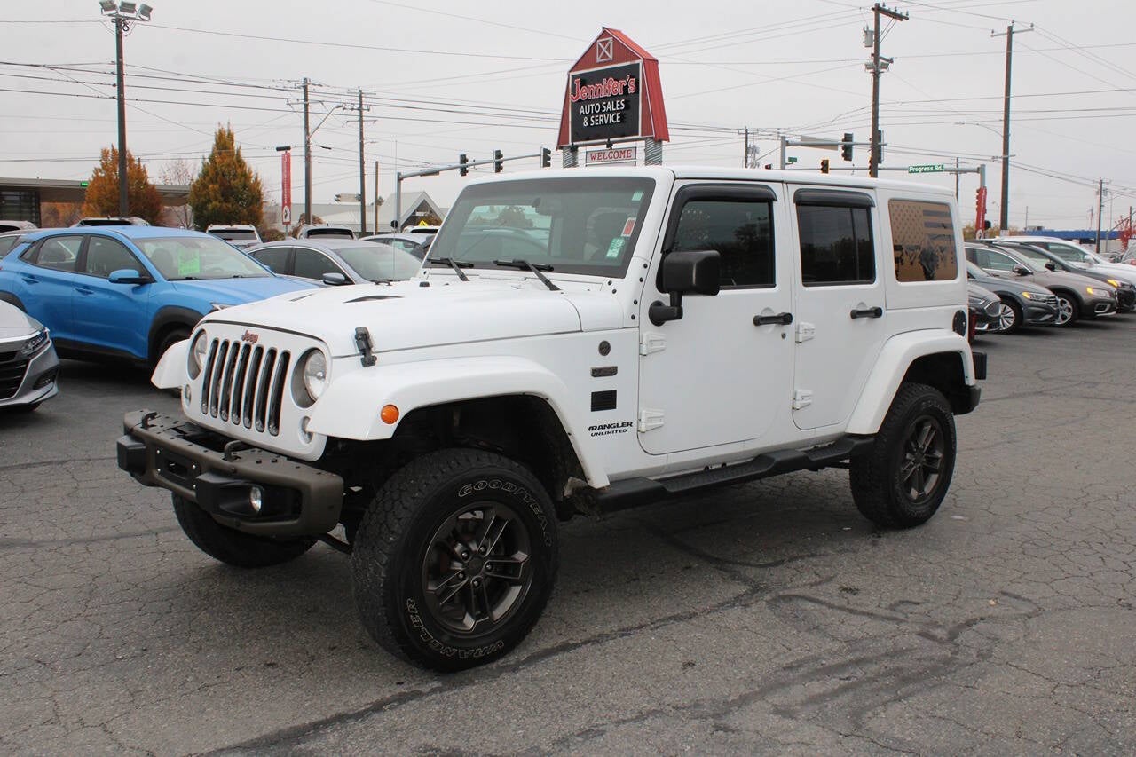 2016 Jeep Wrangler Unlimited Sahara 4x4 4dr SUV