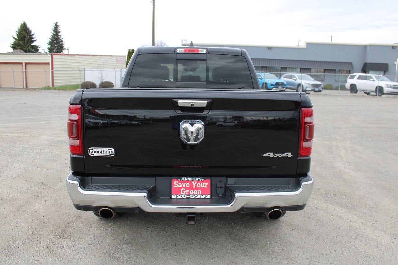 2019 RAM 1500 Laramie Longhorn 4x4 4dr Crew Cab 5.6 ft. SB Pickup