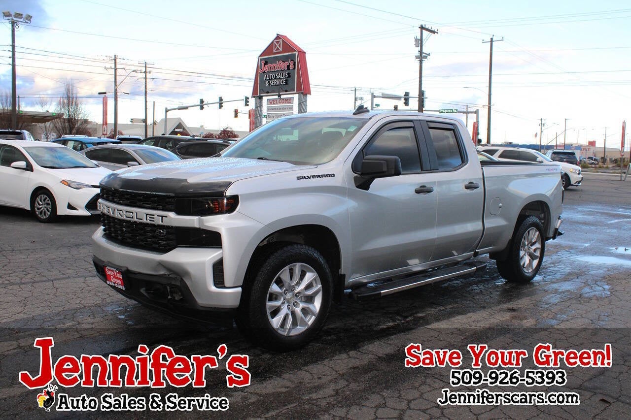 2020 Chevrolet Silverado 1500 Custom 4x4 4dr Double Cab 6.6 ft. SB